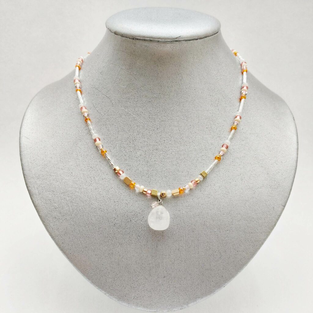 feeling grounded (beaded layering necklace) relaxed glamjulz