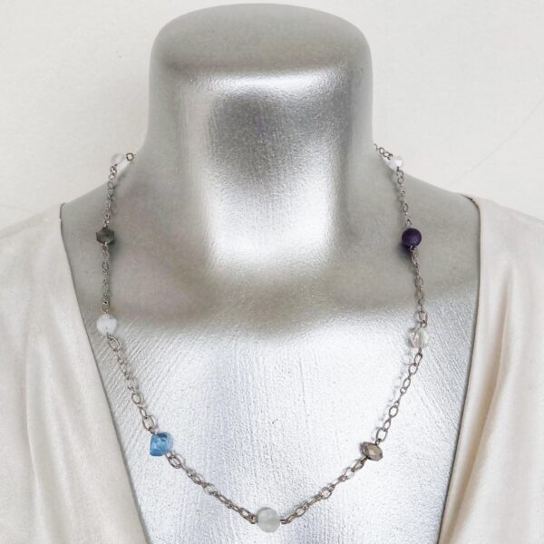 Frost & Starlight Collection - Shimmer Layering Necklace