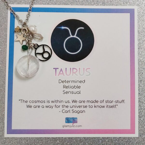 Zodiac Necklace - Taurus