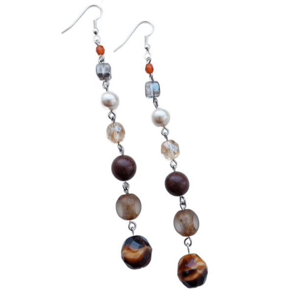 Mocha Mousse - Harmony - Dangly Earrings