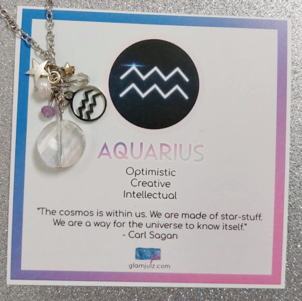 Zodiac Necklace - Aquarius