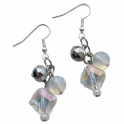 Catch A Falling Star Collection - Sirius - Three Bead Earrings