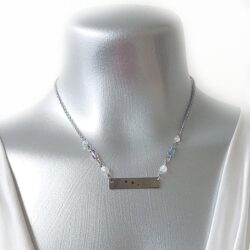 Catch A Falling Star Collection - Heaven’s Trail - Bar Necklace