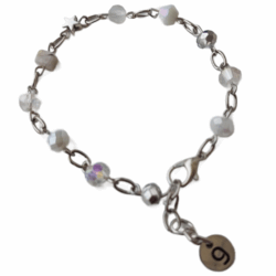 Catch A Falling Star Collection - Lunar Lustre - Beaded Link Bracelet
