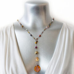 Golden Hour Collection - Leaflight - Lariat Necklace