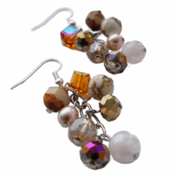 Golden Hour Collection - Blush Horizon - Chunky Chain Earrings