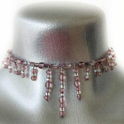 Vintage Julz - circa 1993 - Stacker Necklace - Amethyst Glow