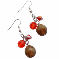 Not Who She Was Collection - Shifted - Three Bead Earrings