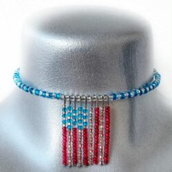 Vintage Julz - circa 1993 - Stacker Necklace - Independence Day