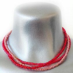 Vintage Julz - circa 2002 - Seed Bead Necklace - Bright