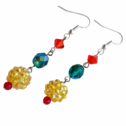 Not Who She Was Collection - Tethered Grace - Dangly Earrings