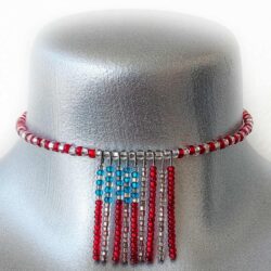 Vintage Julz - circa 1993 - Stacker Necklace - Independence Day