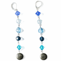 glamjulz Luxe Collection - Santorini Muse Elegant Earrings