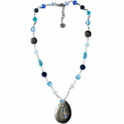 glamjulz Luxe Collection - Santorini Muse Pendant Necklace