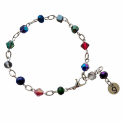 Victorian Goth Collection - Lady of The Manor - Beaded Link Bracelet