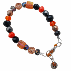 Everyday Is Halloween - Burnt Sugar & Smoke - Beaded Bracelet