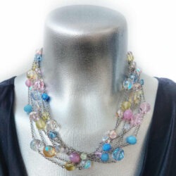 Winter Couture Atelier Collection - Sugarplum Shimmer - Six Strand Necklace
