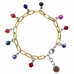 Royal Bloom: Winter’s Garden Collection - Moonlit Orchid Bracelet