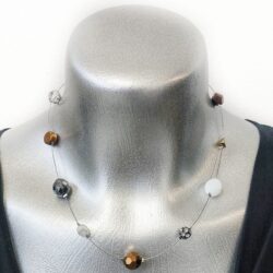 Winter Couture Atelier Collection - Snowlit Metals - Single Strand Necklace