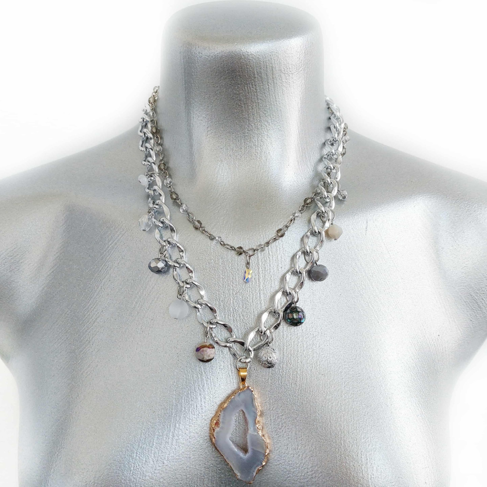 Luna Rising Collection - Wisdom & Protection - Statement Necklace