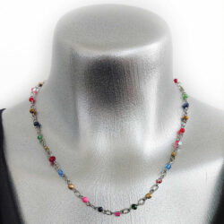 Royal Bloom: Winter’s Garden Collection -The Sapphire Stem Necklace