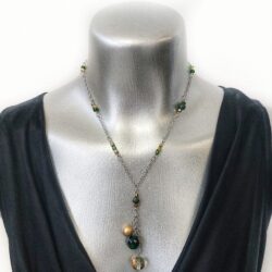 Winter Couture Atelier Collection - Winter Evergreen - Graduated Drop Necklace