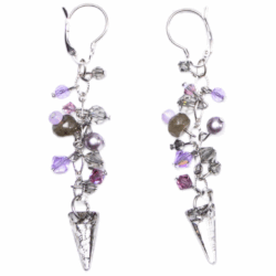 glamjulz Luxe Collection - Labradorite Twilight Pendulum Earrings