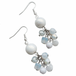 The Blank Canvas Collection - Quiet Beginning Cluster Drop Earrings