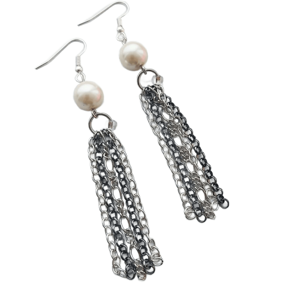 Pearls Gone Wild Collection - Truth or Dare - Tassel Earrings