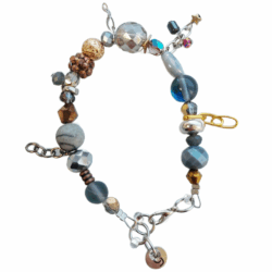 glamjulz Silver Collection - Shabby Chic Bracelet