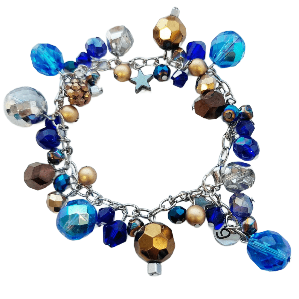 glamjulz Blue Collection - Statement Bracelet