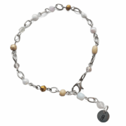 Sugar Cookie Collection - Blush & Cream - Dainty Beaded Bracelet