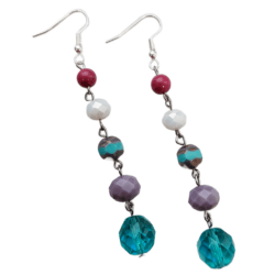 Wanderlust Soul Collection - Set My Compass - Long Beaded Earrings