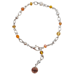 Bold & Brilliant Collection - Mustard Muse Dainty Bracelet