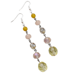 Sunrise Goddess Collection - Radiant Renewal - Long Beaded Earrings