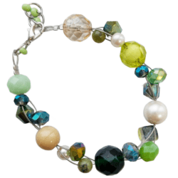 Evergreen Elegance Collection - Verdant Queen - Rope Bracelet