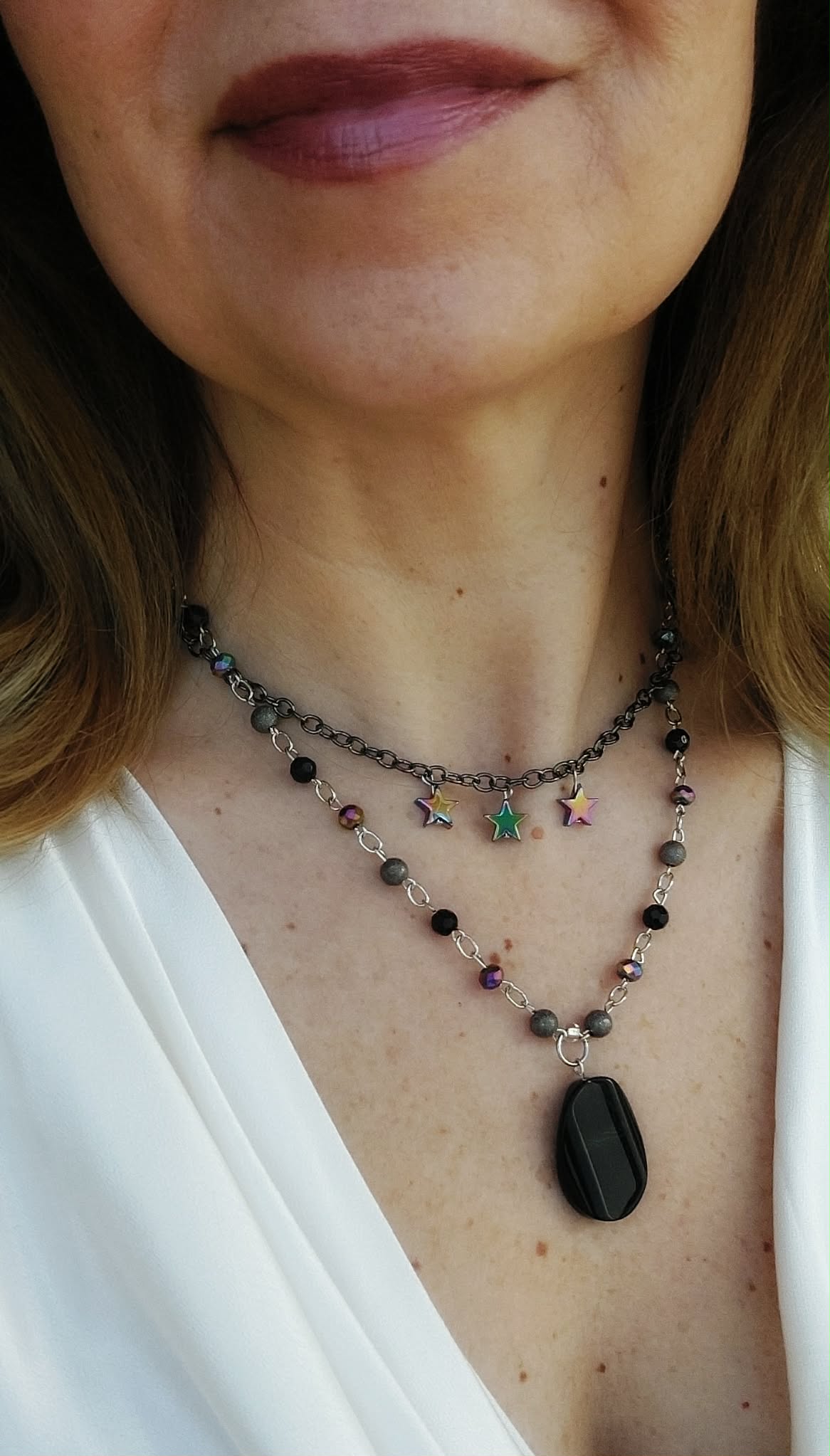 Dark Side of The Moon Collection - Statement Necklace - Image 3