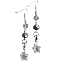 Goddess Star Earrings - The Lunar Sovereign – A nod to the 13 moons and the ruler of the night sky