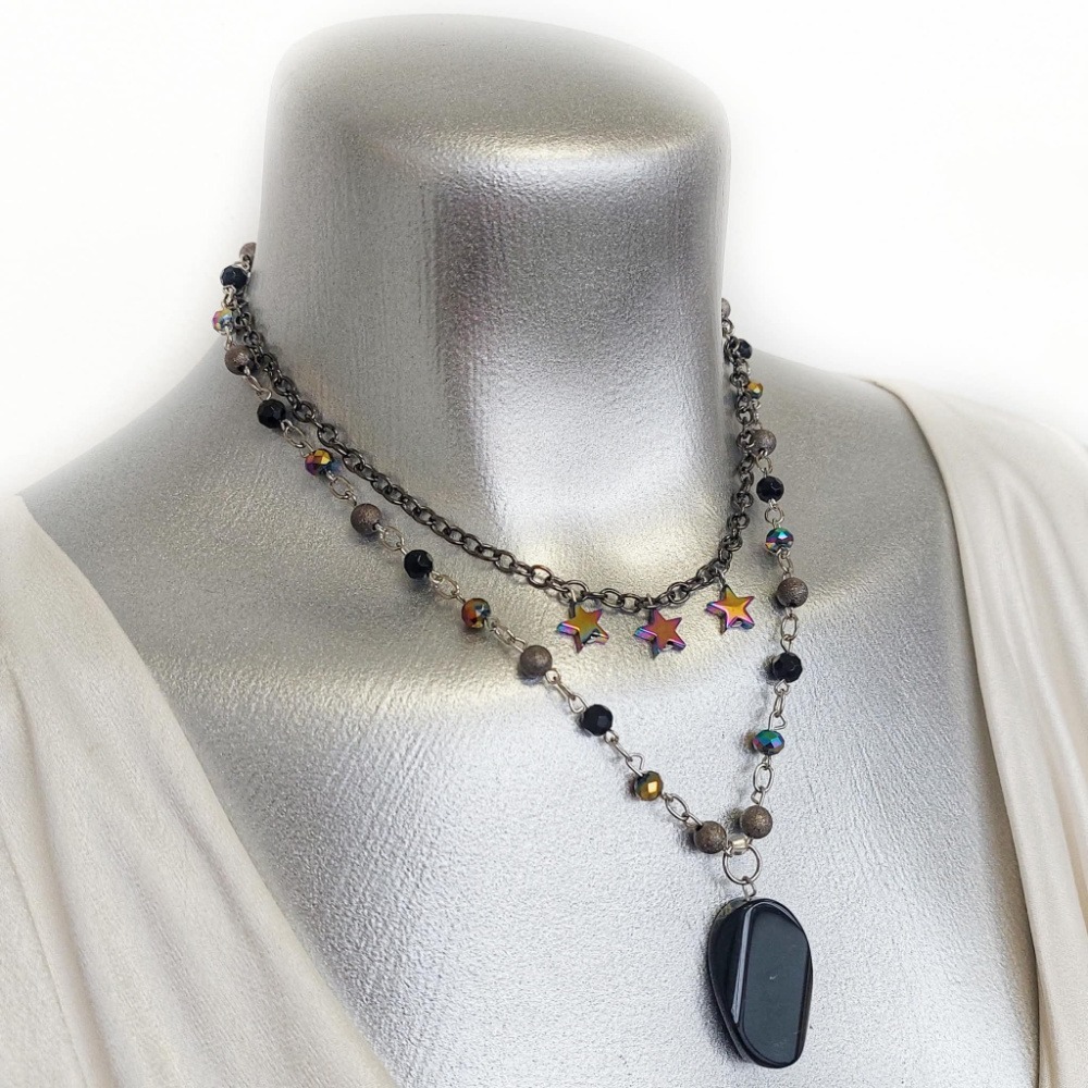 Dark Side of The Moon Collection - Statement Necklace - Image 2
