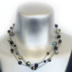 Dark Side of The Moon Collection - Orbit of Becoming - Three Strand Necklace