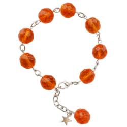 Seven Sisters Friendship Bracelet - Orange: Impact (The Unexpected Friend)