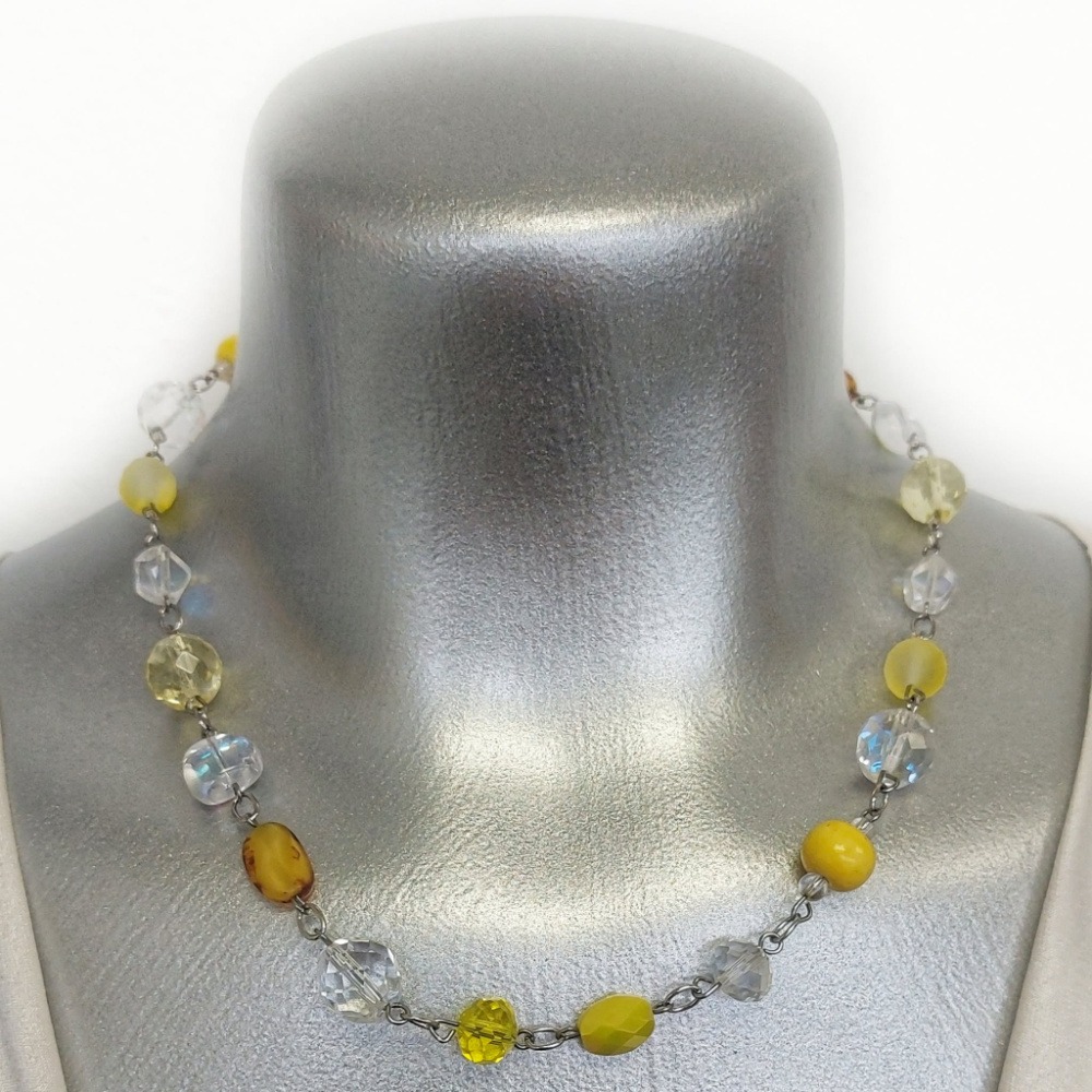 Sunny Days - Electric Sunshine - Beaded Necklace