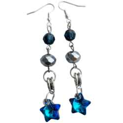 Goddess Star Earrings - The Earth-The Storm-Bringer – For the power that clears the air and makes way for the new