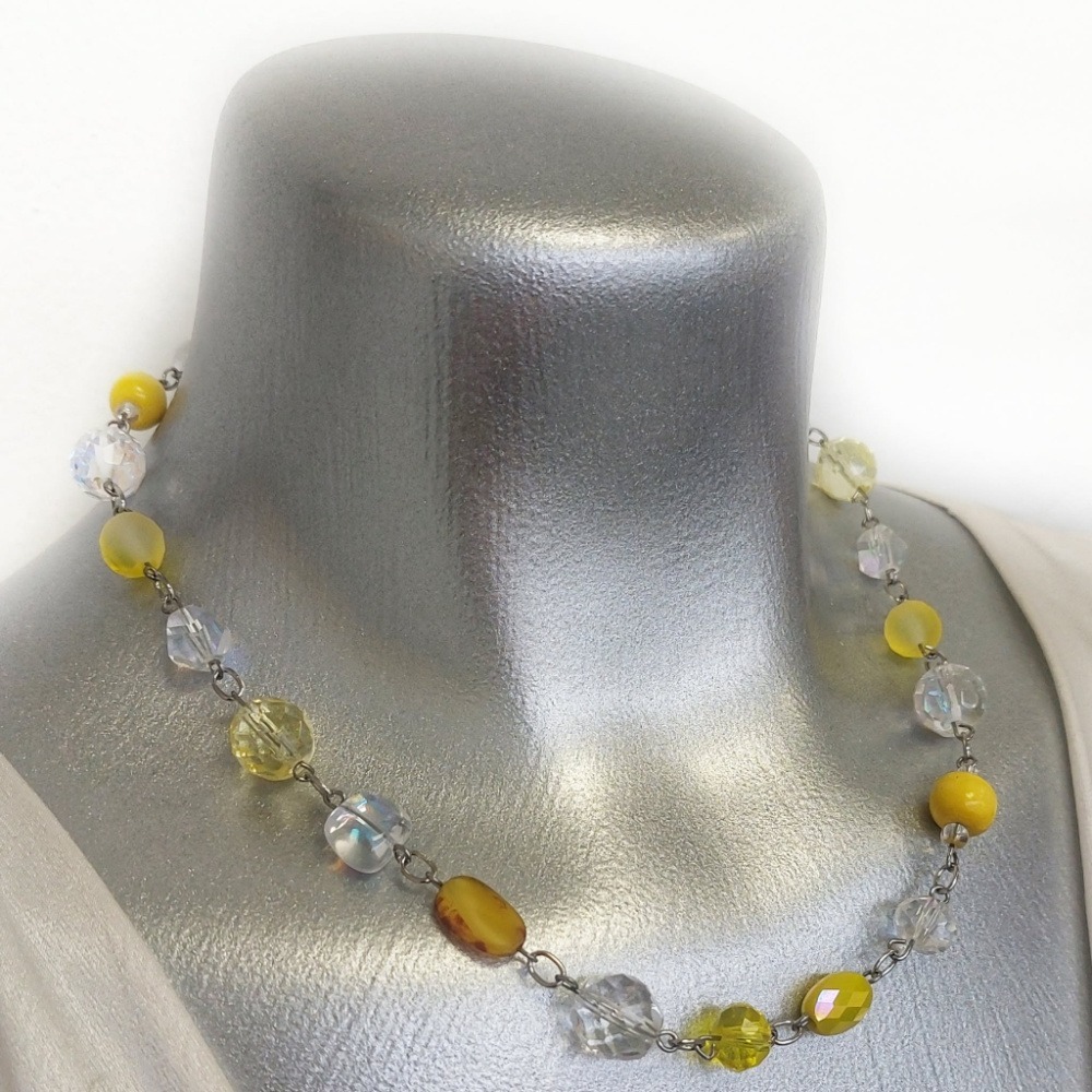 Sunny Days - Electric Sunshine - Beaded Necklace - Image 2