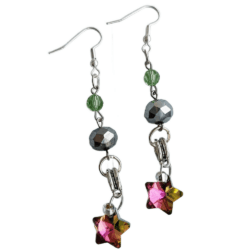 Goddess Star Earrings - The Infinite Cycle – Representing the 13 cycles of rebirth and renewal