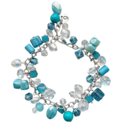 Poodle Skirt Pop - Dainty Chain Long Strand Bracelet