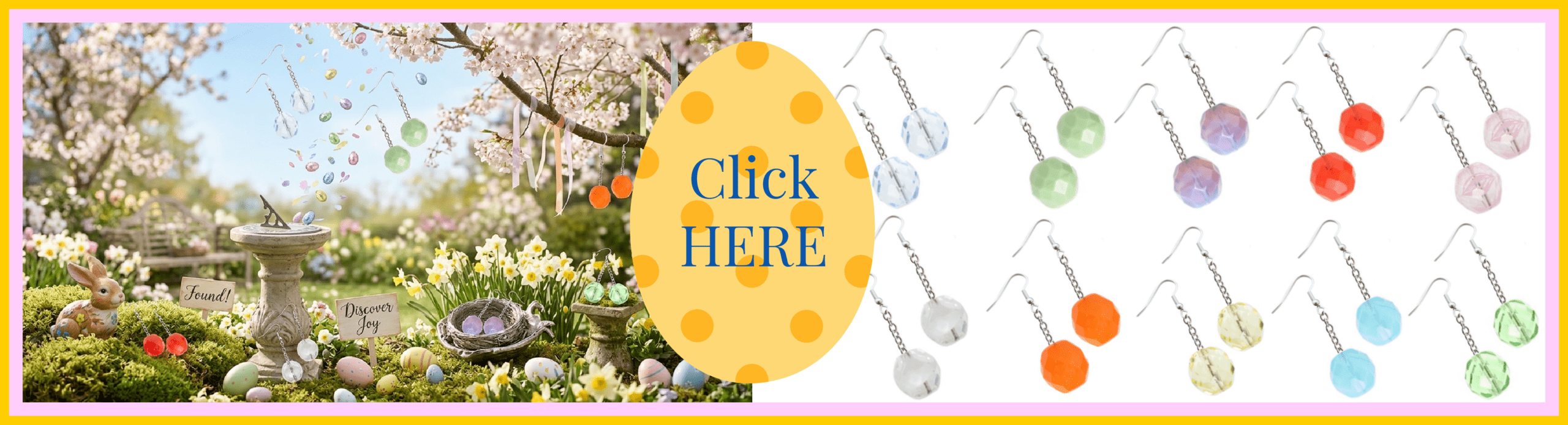 Easter Gem Drop Earrings