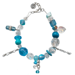 Turquoise T-Bird - Shabby Chic Bracelet