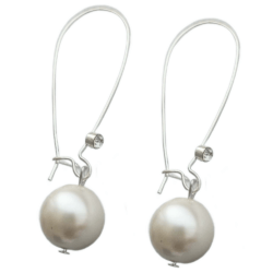 Luminous Wisdom Collection - Keeper of Secrets - Kidney Wire Pearl Earrings