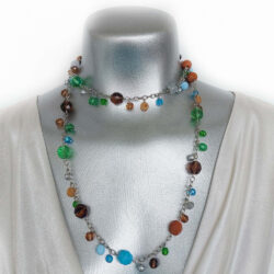 Global Signature - Chain Long Strand Necklace